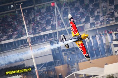 Motorsportfotograf beim Red Bull Air Race